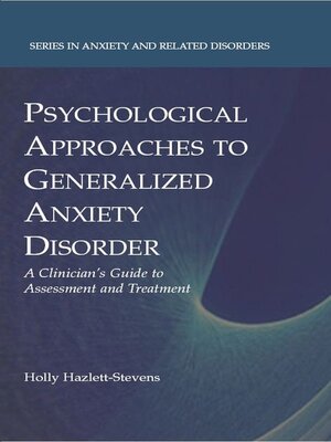 cover image of Psychological Approaches to Generalized Anxiety Disorder